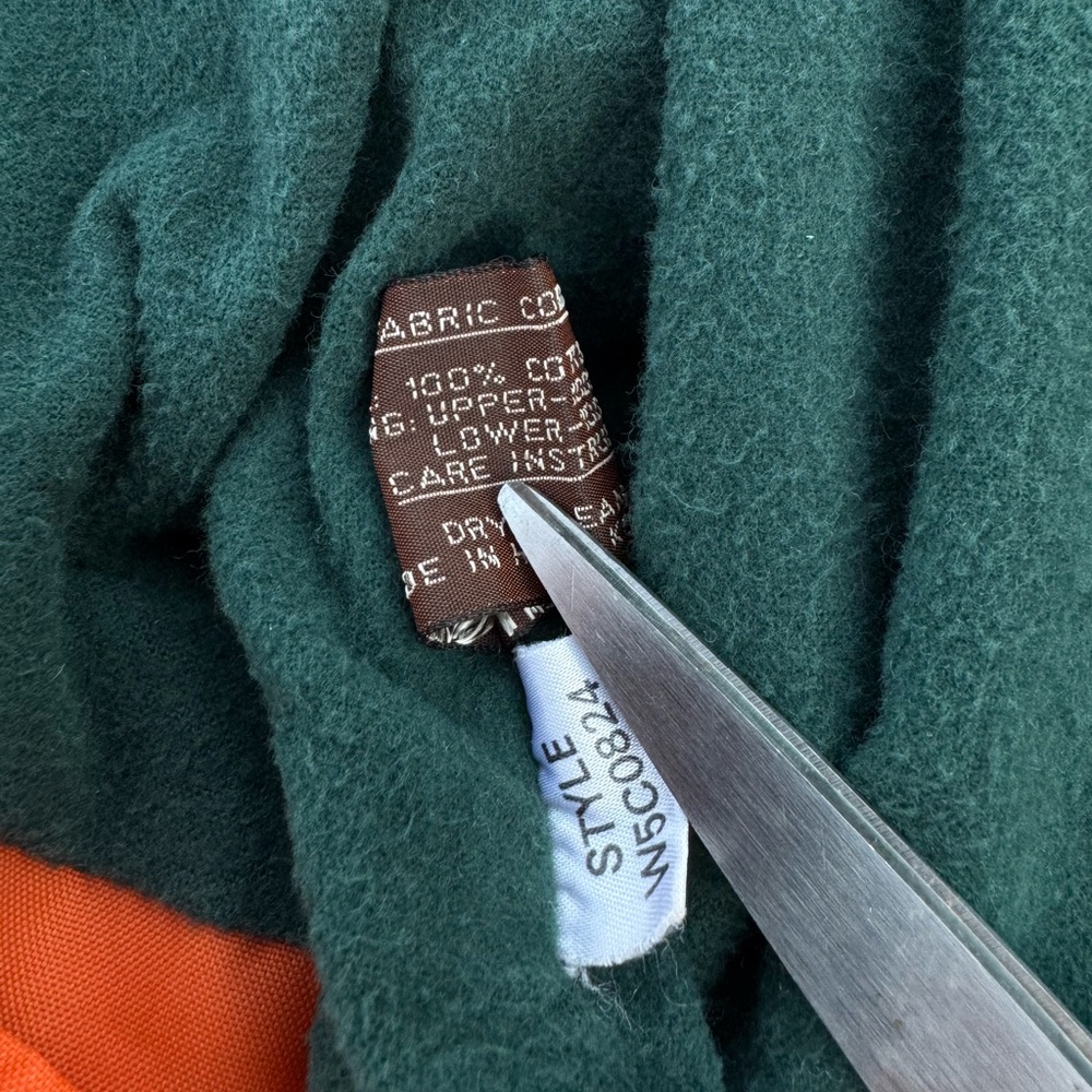 Vintage Calvin Klein Hunting Field Jacket Corduroy Collar Hooded Mens Size 40 XL - Picture 13 of 16